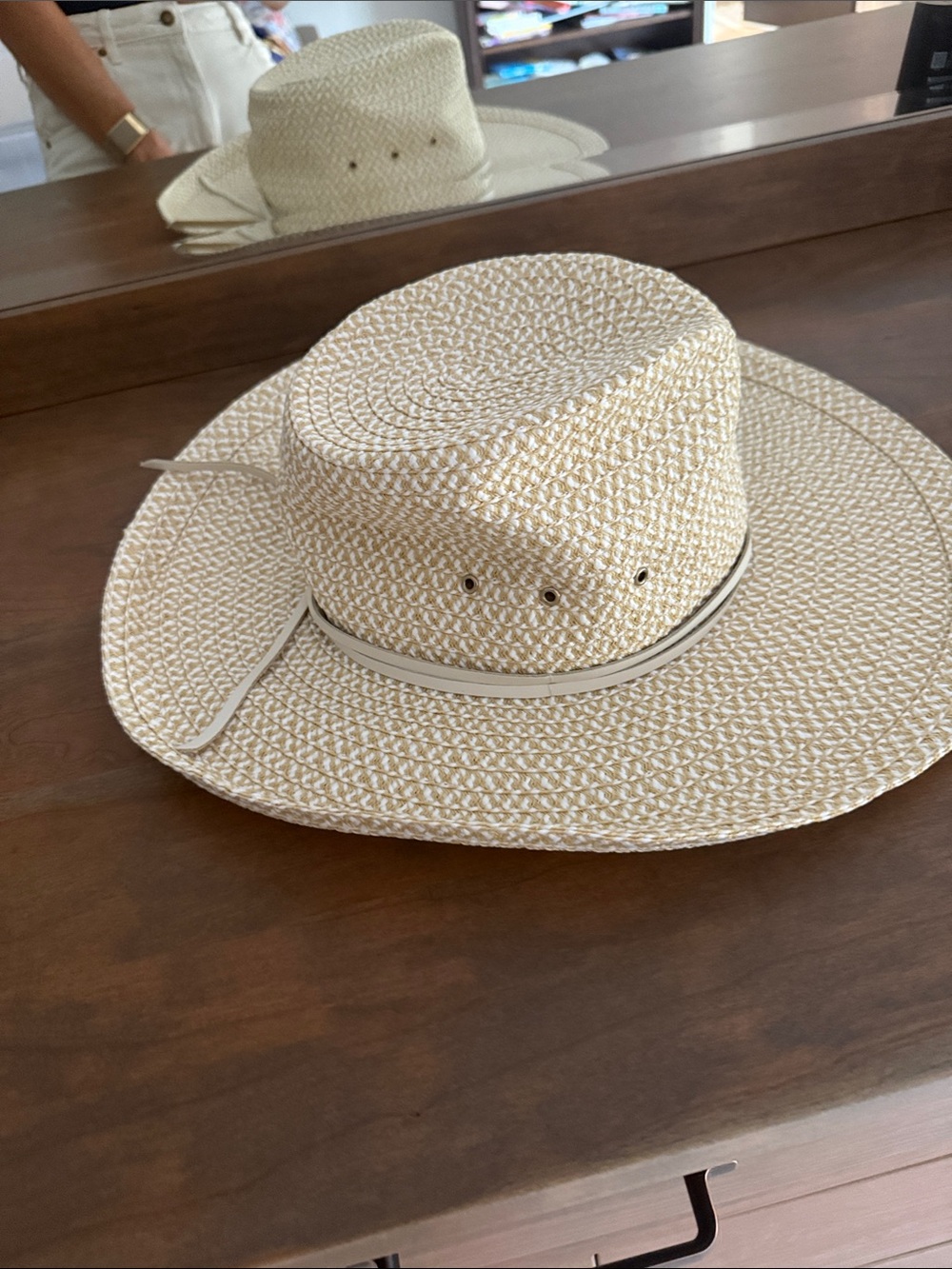Eric javits Bonanza Straw Western Hat - Picture 6 of 9